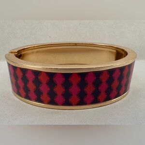 Avon Signature Pink And Purple Goldtone “Joyful Beautiful Bangle”